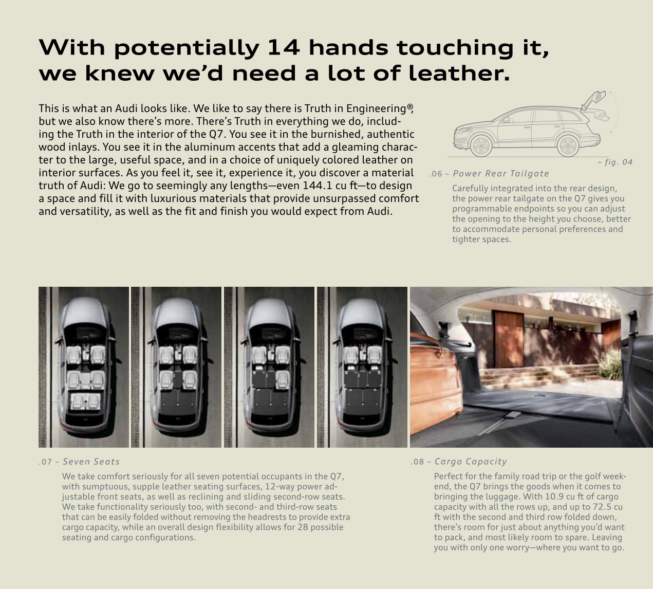 2012 Audi Q7 Brochure Page 14